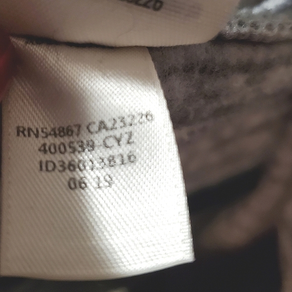 PINK VICTORIA'S SECRET CROP HALF ZIP PULLOVER SWEATSHIRT GRAY WOMENS XSMALL - Picture 7 of 8